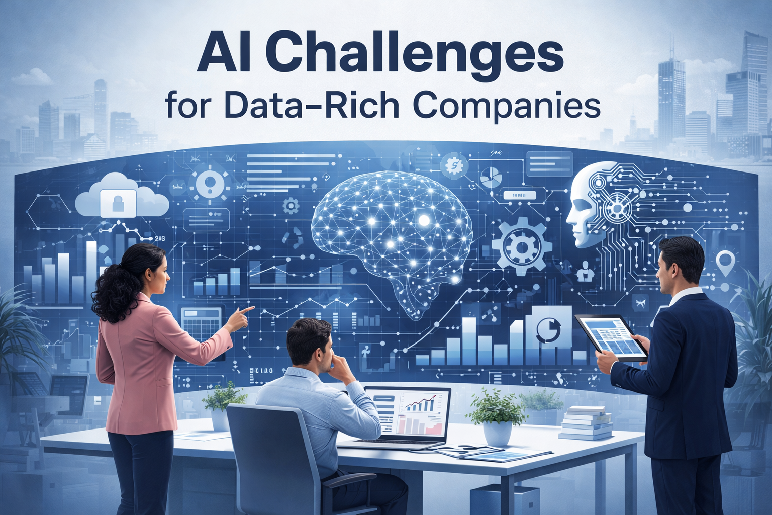 AI challenges for data rich companies