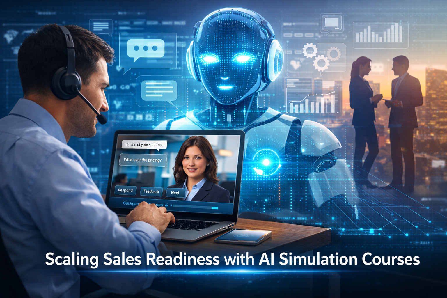 Scaling Sales Readiness with AI Simulation Courses