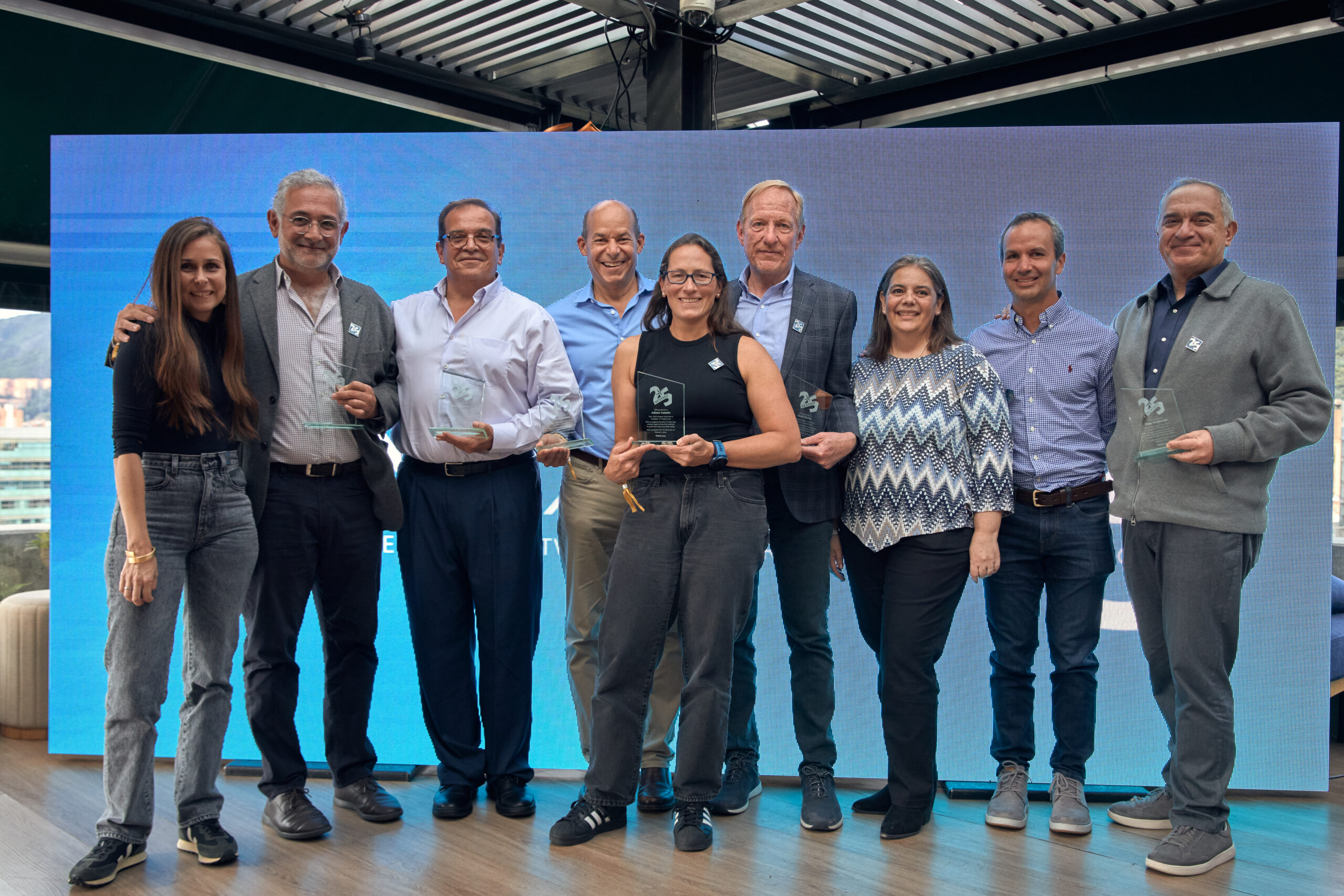 The Nextant team celebrating 25 years